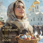 Spasi i Sokhrani. Pravoslavnyj kalendar. Kalendar nastennyj na 2026 god