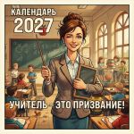 Uchitel - eto prizvanie! Kalendar nastennyj na 2027 god (300kh300 mm)