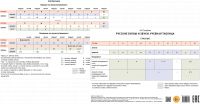 Uchebnaja tablitsa Russkie bukvy i zvuki / Educational Chart: Russian Letters and Sounds