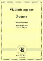 Poem for cello and piano Op. 4 No. 2. Arrangement for Basson and piano