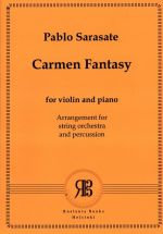 Carmen Fantasy for violin and orchestra. Arrangement for string orchestra and percussions by Vladimir Agopov. Score & parts