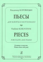 Pieces for flute and piano. Piano score and part
