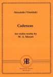 Alexander Vinnitski. Cadenzas for Violin Works by W. A. Mozart. For Violin Solo