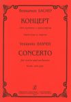 Concerto for violin and orchestra. Score a...