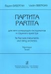Partita for five solo instruments and string orchestra. Score