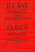 Sonaatti e-molli huilulle ja cembalolle (pianolle). BWV 1034.