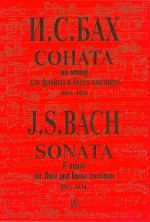 Sonata E minor for flute and basso continuo BWV 1034