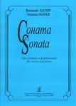 Sonata for violin and piano. Piano score and part
