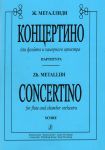 Concertino for flute and chamber orchestra. Score
