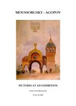 Näyttelykuvat. Sovitus puhallinorkesterille. Partituuri