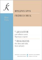 Bruk F. 7 Dialogues for oboe and viola. Score and parts