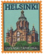 Iron-on patch Helsinki Uspenski Cathedral