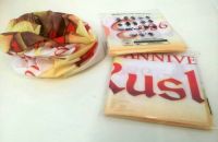 Ruslania. Bandana. Scarf. The multifunctional seamless scarf with logo 30th Anniversary design